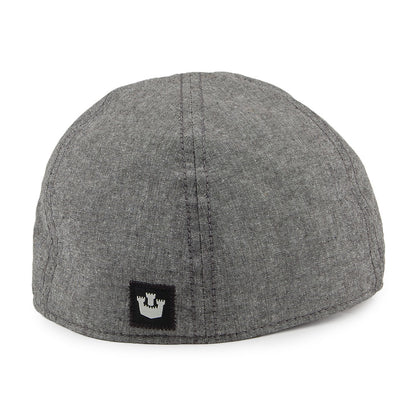 Casquette Plate en Coton Mr. Bang noir délavé GOORIN
