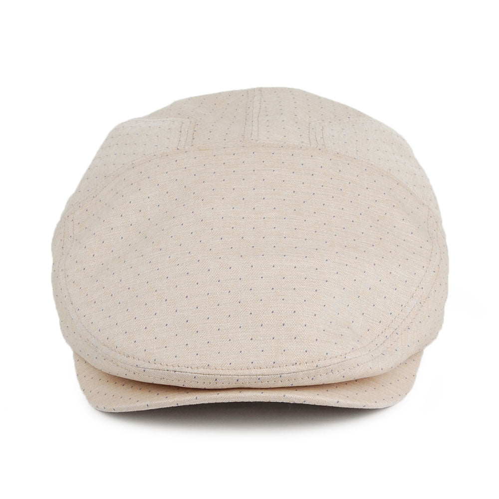 Casquette Plate à Pois Ganey sable BAILEY