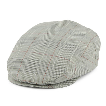Casquette Plate à Carreaux Hooligan gris-sauge BRIXTON