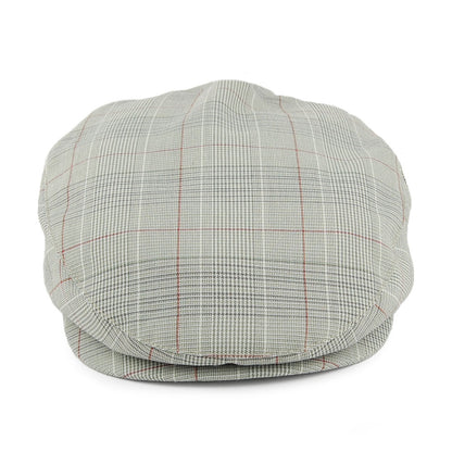 Casquette Plate à Carreaux Hooligan gris-sauge BRIXTON