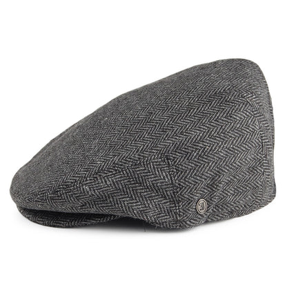 Casquette Plate à Chevrons Classic gris JAXON & JAMES