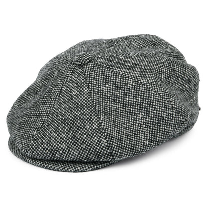 Casquette Gavroche Italienne en Tweed Galvin noir BAILEY