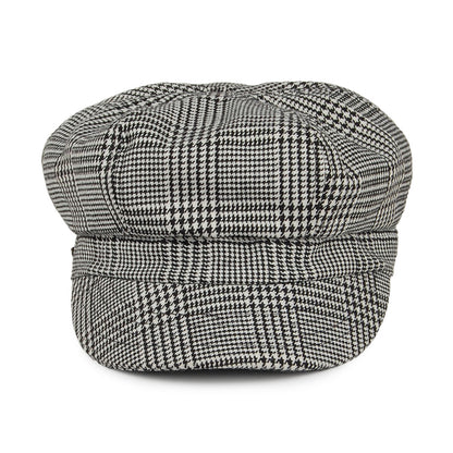Casquette Gavroche Prince-de-Galles Boy Meets Girl noir-blanc BETMAR
