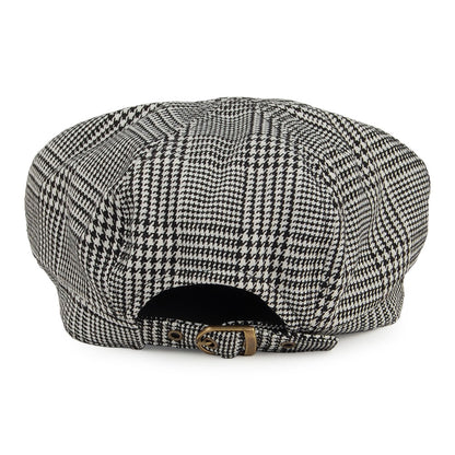 Casquette Gavroche Prince-de-Galles Boy Meets Girl noir-blanc BETMAR
