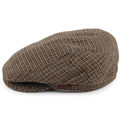 Casquette Plate Pied-de-Poule Oslo khaki BARTS