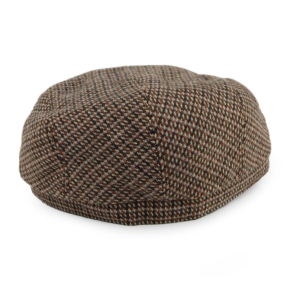Casquette Plate Pied-de-Poule Oslo khaki BARTS