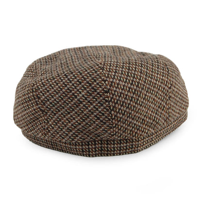 Casquette Plate Pied-de-Poule Oslo khaki BARTS