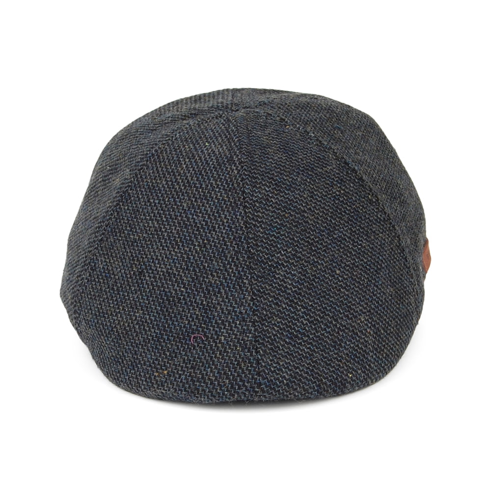Casquette Plate Bec-de-Canard à étiquette marron Mr. Mitchell bleu marine BARTS