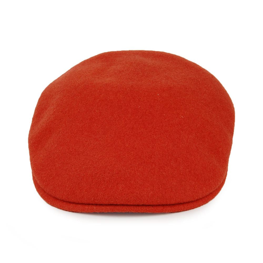 Casquette Plate en Laine 504 rouille KANGOL