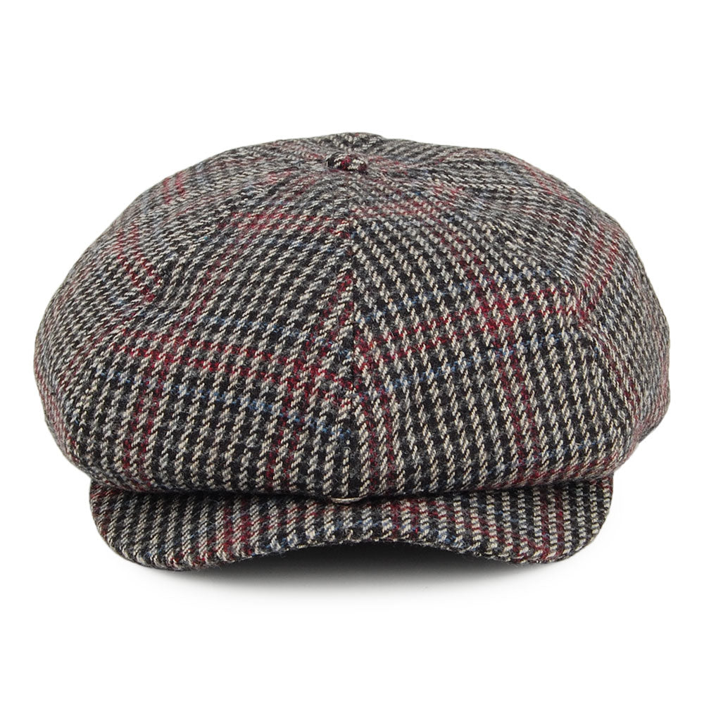 Casquette Gavroche Ajustable Pied-de-Poule Brood noir-bleu marine BRIXTON