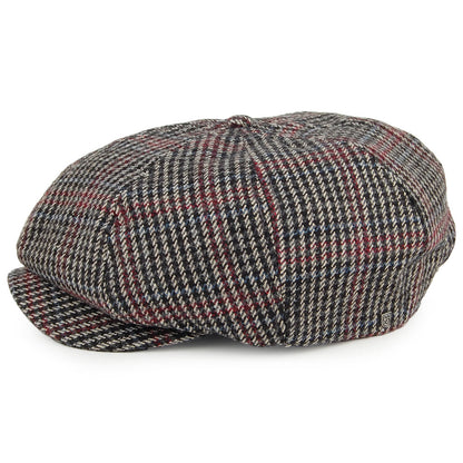 Casquette Gavroche Ajustable Pied-de-Poule Brood noir-bleu marine BRIXTON