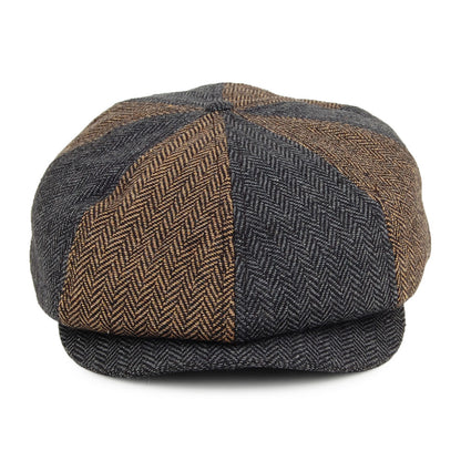 Casquette Gavroche à Pans Multiples Brood marron-gris BRIXTON
