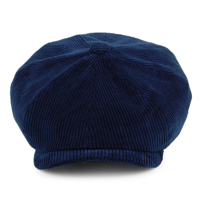 Casquette Gavroche en Velours Côtelé Hatteras bleu STETSON