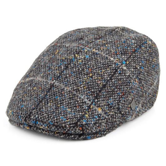 Casquette Plate Tweed du Donegal à Carreaux Protège-Oreilles Oslo gris FAILSWORTH