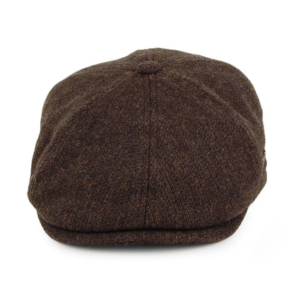 Casquette Gavroche en Laine d'Agneau Mérinos Hudson marron FAILSWORTH
