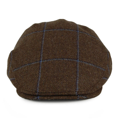Casquette Plate à Carreaux Ascot vert-bleu CHRISTYS