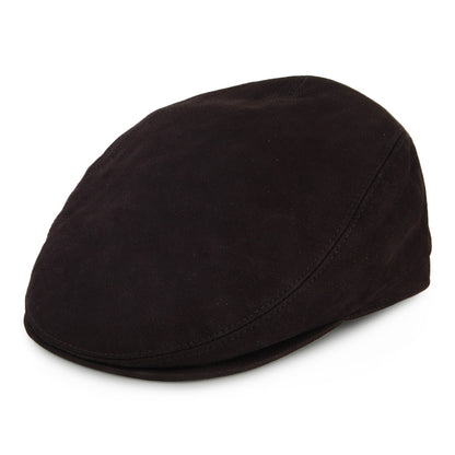 Casquette Plate en Daim noir CITY SPORT