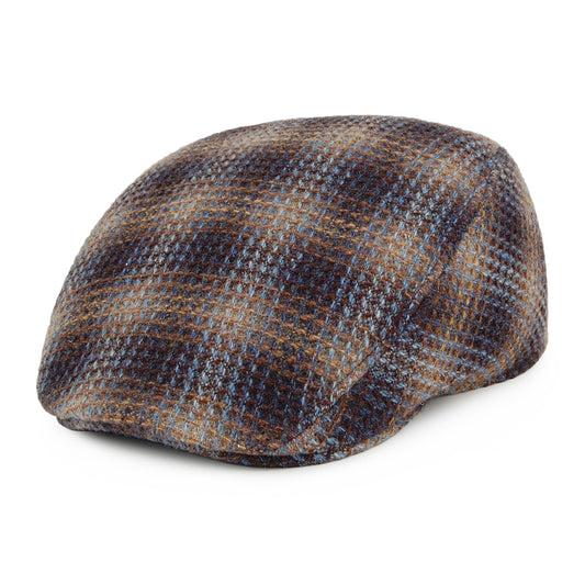 Casquette Plate en Laine d'Agneau Texturée Detroit bleu-multi CRAMBES