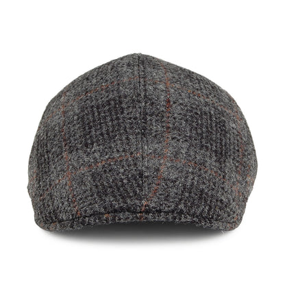 Casquette Plate Ascot en HARRIS TWEED Daily mélange de gris CRAMBES