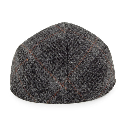 Casquette Plate Ascot en HARRIS TWEED Daily mélange de gris CRAMBES
