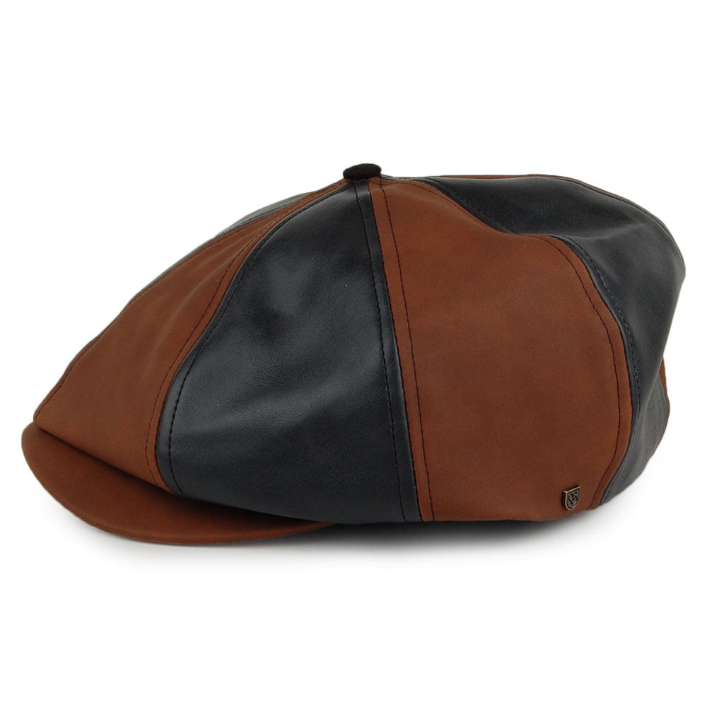 Casquette Gavroche à Pans Multiples Brood marron-noir BRIXTON