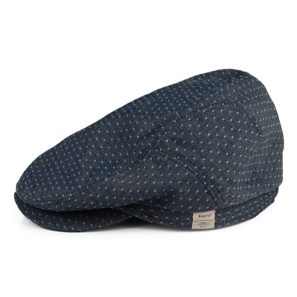 Casquette Plate en Jean Bunga denim BARTS
