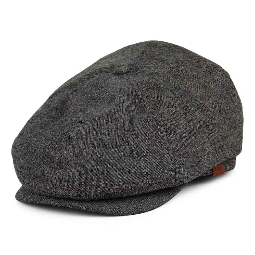 Casquette Gavroche Jamaica noir chiné BARTS