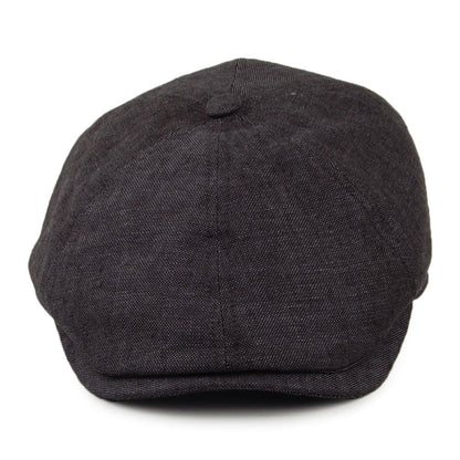 Casquette Gavroche en Lin Irlandais Hudson anthracite FAILSWORTH