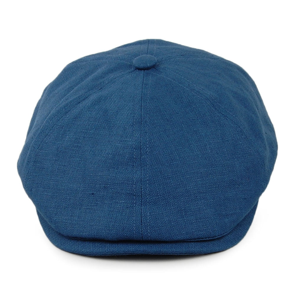 Casquette Gavroche en Lin Irlandais Hudson denim FAILSWORTH