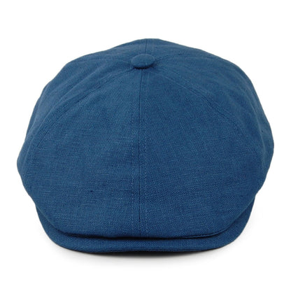 Casquette Gavroche en Lin Irlandais Hudson denim FAILSWORTH