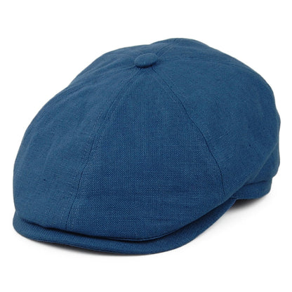 Casquette Gavroche en Lin Irlandais Hudson denim FAILSWORTH