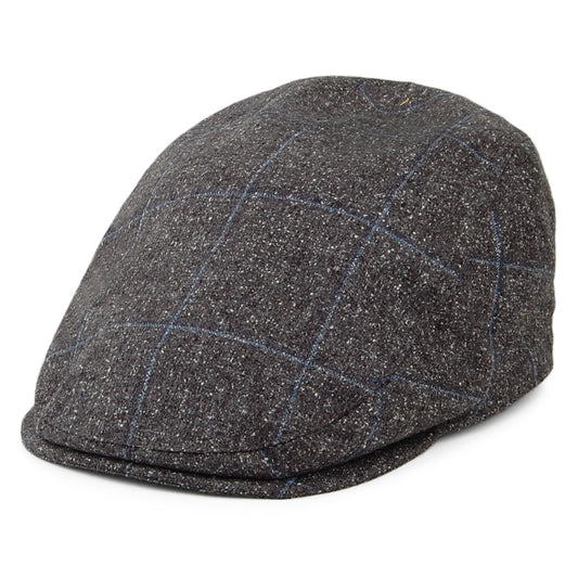 Casquette Plate en Soie et Coton Mallalieus Sports gris-bleu FAILSWORTH