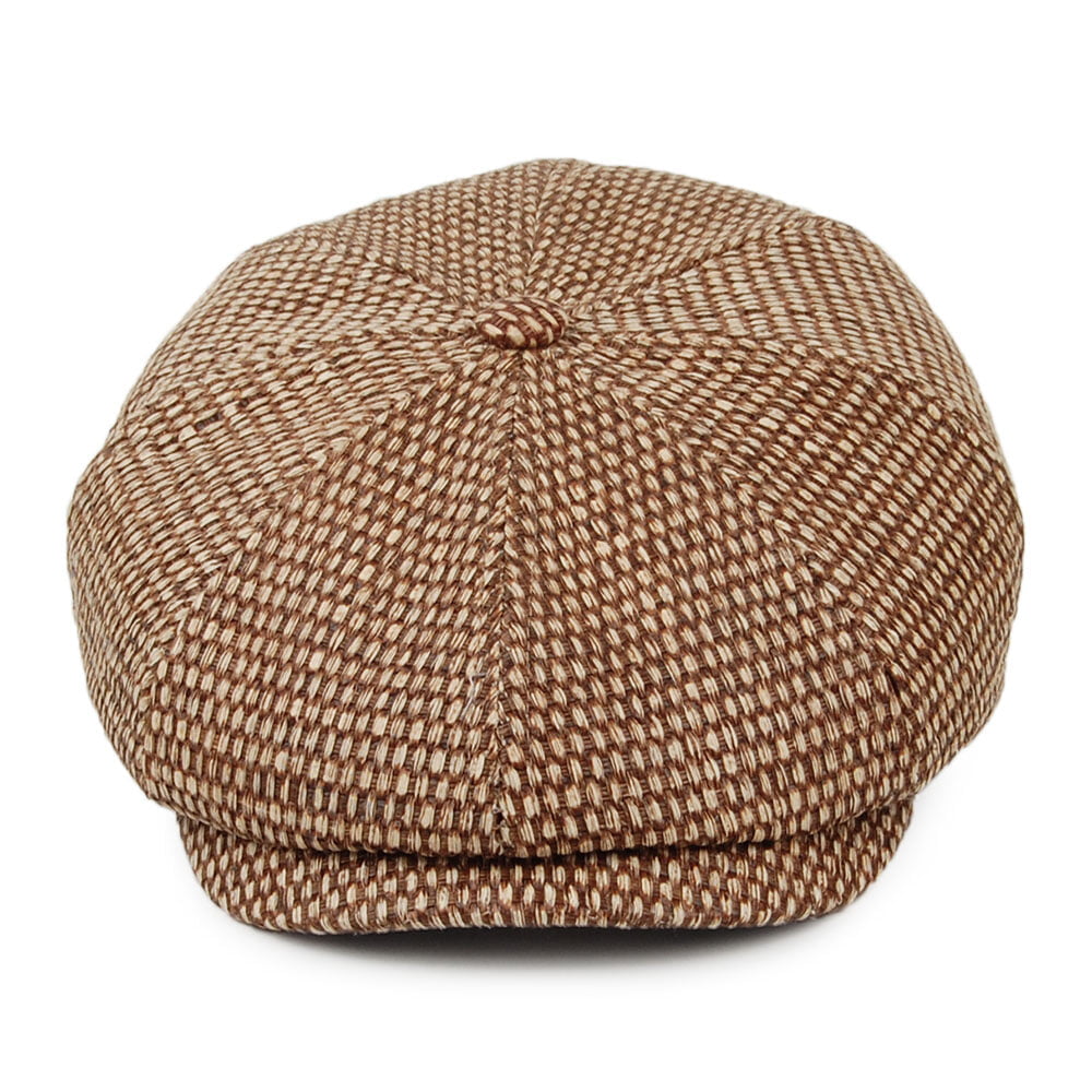 Casquette Gavroche en Paille Toyo Hatteras marron-naturel STETSON