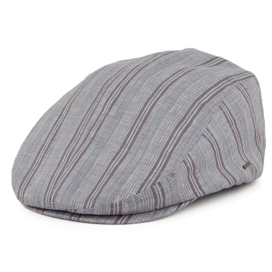 Casquette Plate à Rayures gris BAILEY