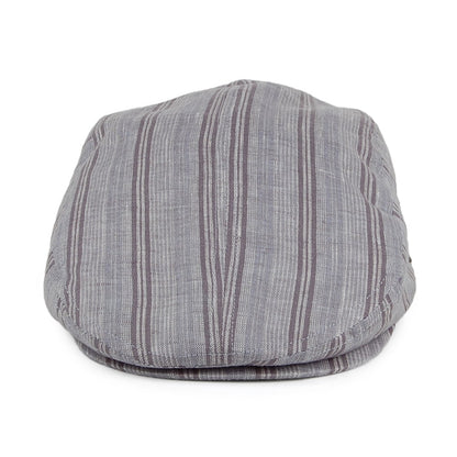 Casquette Plate à Rayures gris BAILEY