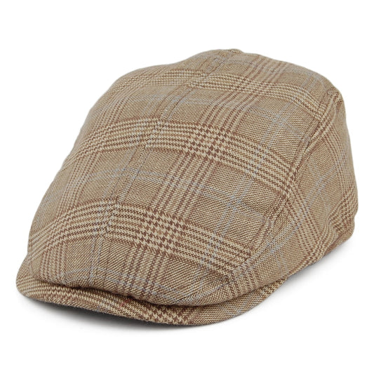 Casquette Plate en Moon Tailored Driver mélange de marrons CHRISTYS