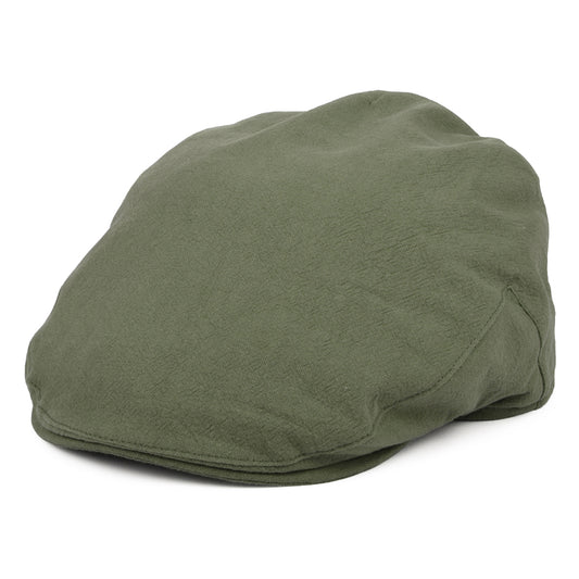 Casquette Plate en Lin Épais Skye Balmoral khaki CHRISTYS