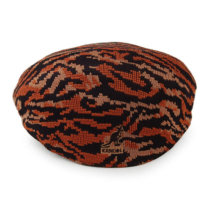 Casquette Plate Carnival 504 Tiger beige sable KANGOL