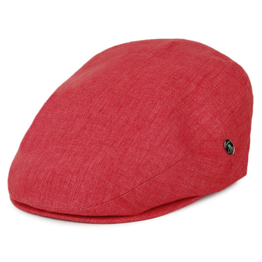 Casquette Plate en Lin Promo rouge brique CITY SPORT