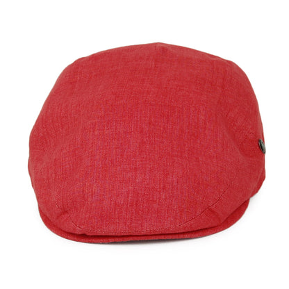 Casquette Plate en Lin Promo rouge brique CITY SPORT