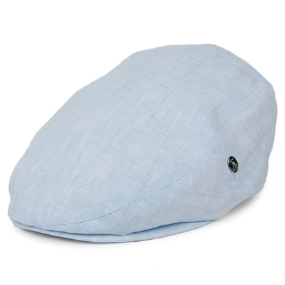 Casquette Plate en Lin Promo bleu clair CITY SPORT