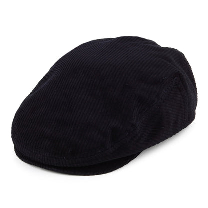 Casquette Plate en Velours Côtelé Légère Hooligan bleu marine délavé BRIXTON
