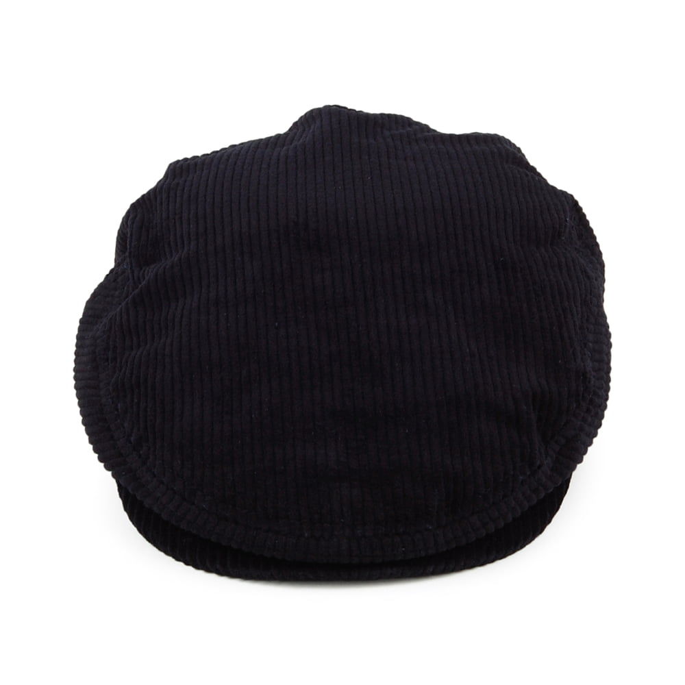 Casquette Plate en Velours Côtelé Légère Hooligan bleu marine délavé BRIXTON