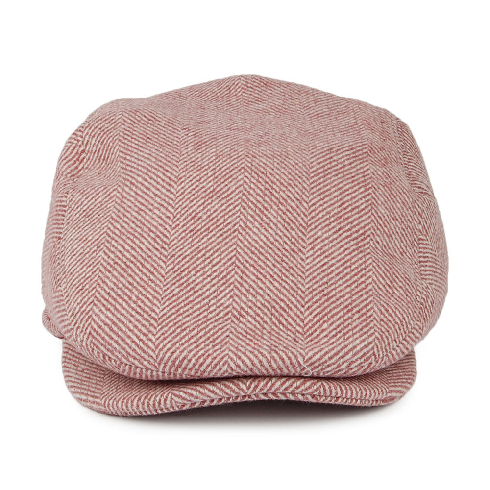 Casquette Plate à Chevrons Ixia rose-blanc BARTS