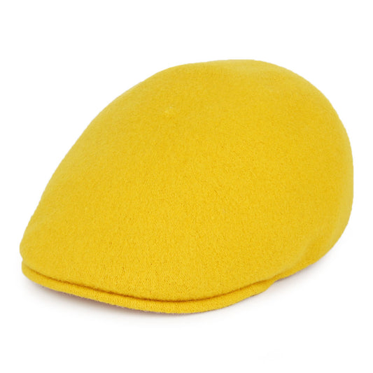 Casquette Plate en Laine 507 Seamless jaune KANGOL