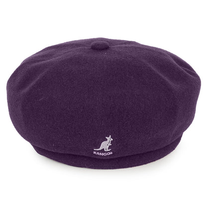 Casquette Gavroche en Laine Spitfire violet KANGOL