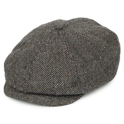 Casquette Gavroche à Chevrons Brood gris-noir BRIXTON