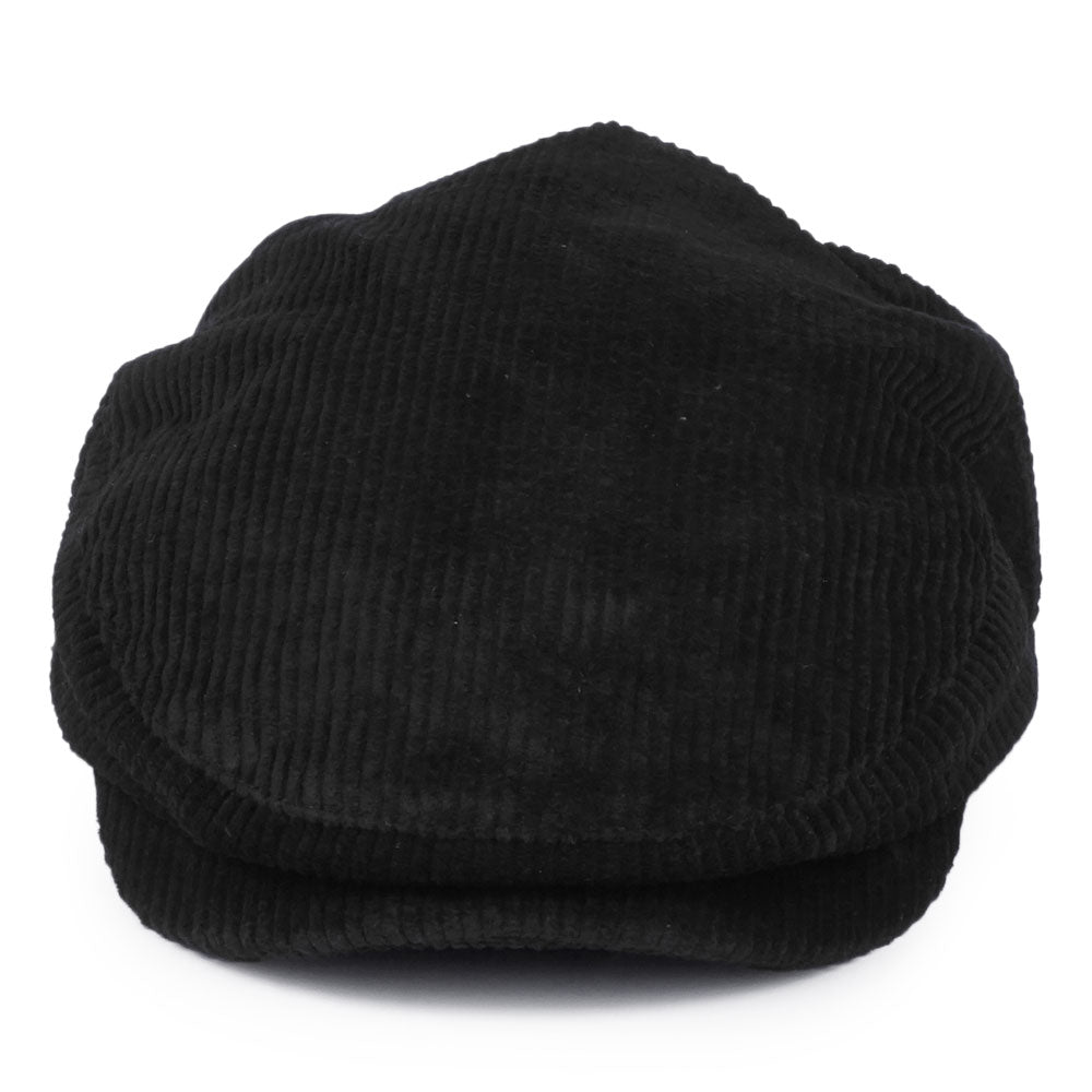 Casquette Plate en Velours Côtelé Hooligan noir BRIXTON