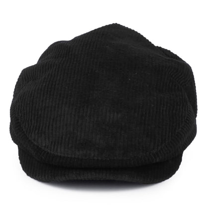 Casquette Plate en Velours Côtelé Hooligan noir BRIXTON