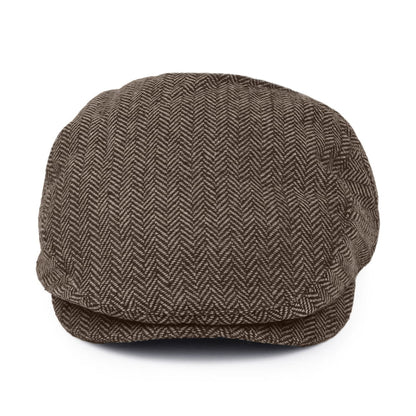 Casquette Plate à Chevrons Hooligan marron-khaki BRIXTON